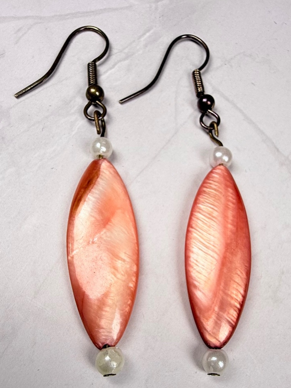 Bohemian Mother of Pearl Dangle Earrings